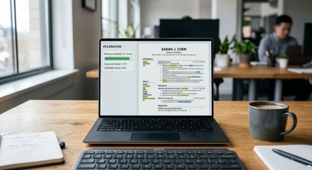ATS Resume for Tech Jobs  Example of a well-structured technical skills section for ATS optimization