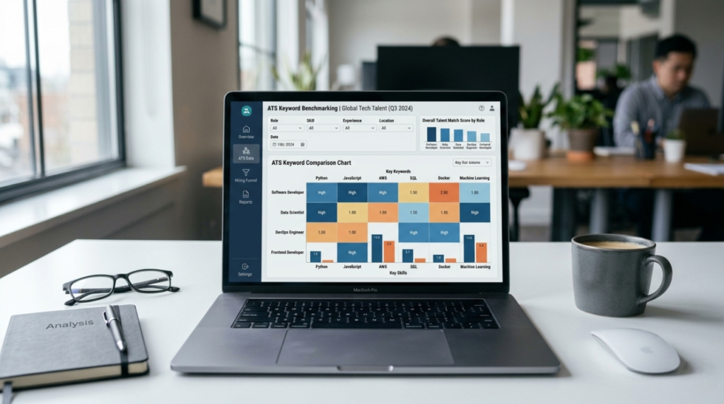  Step-by-step diagram for matching tech resume keywords to a job description