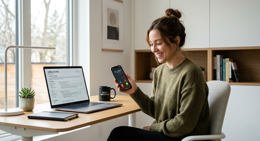 ATS Resume Keywords Data Analyst Data analyst receiving interview call after optimizing resume with correct ATS keywords